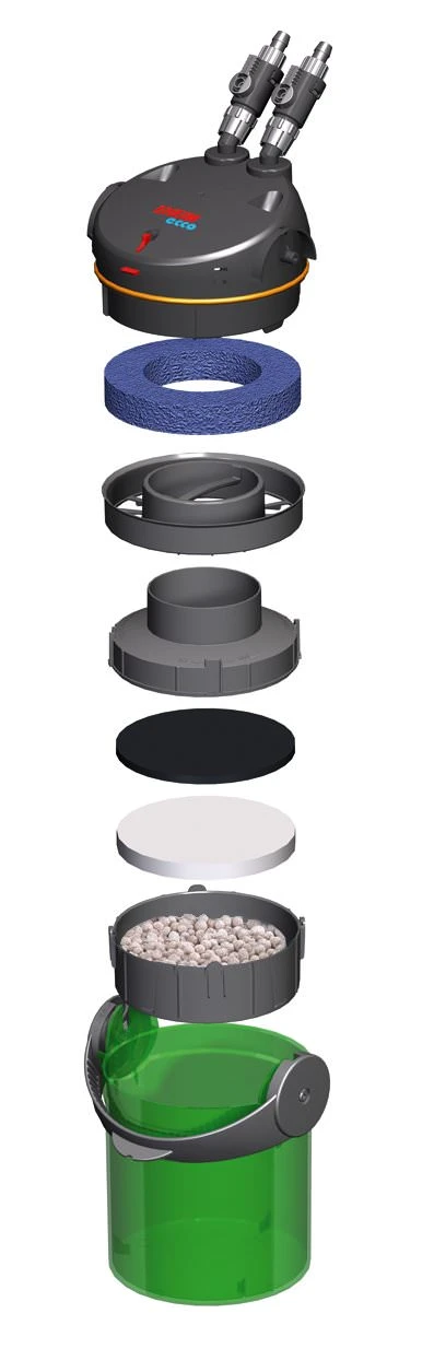 EHEIM Ecco Pro 130 Filtre Externe Avec Masse Et Mousses Filtrantes Aquarium Entre 60 Et 130L 3 EHEIM Ecco Pro 130 Filtre Externe Avec Masse Et Mousses Filtrantes Aquarium Entre 60 Et 130L – Image 3