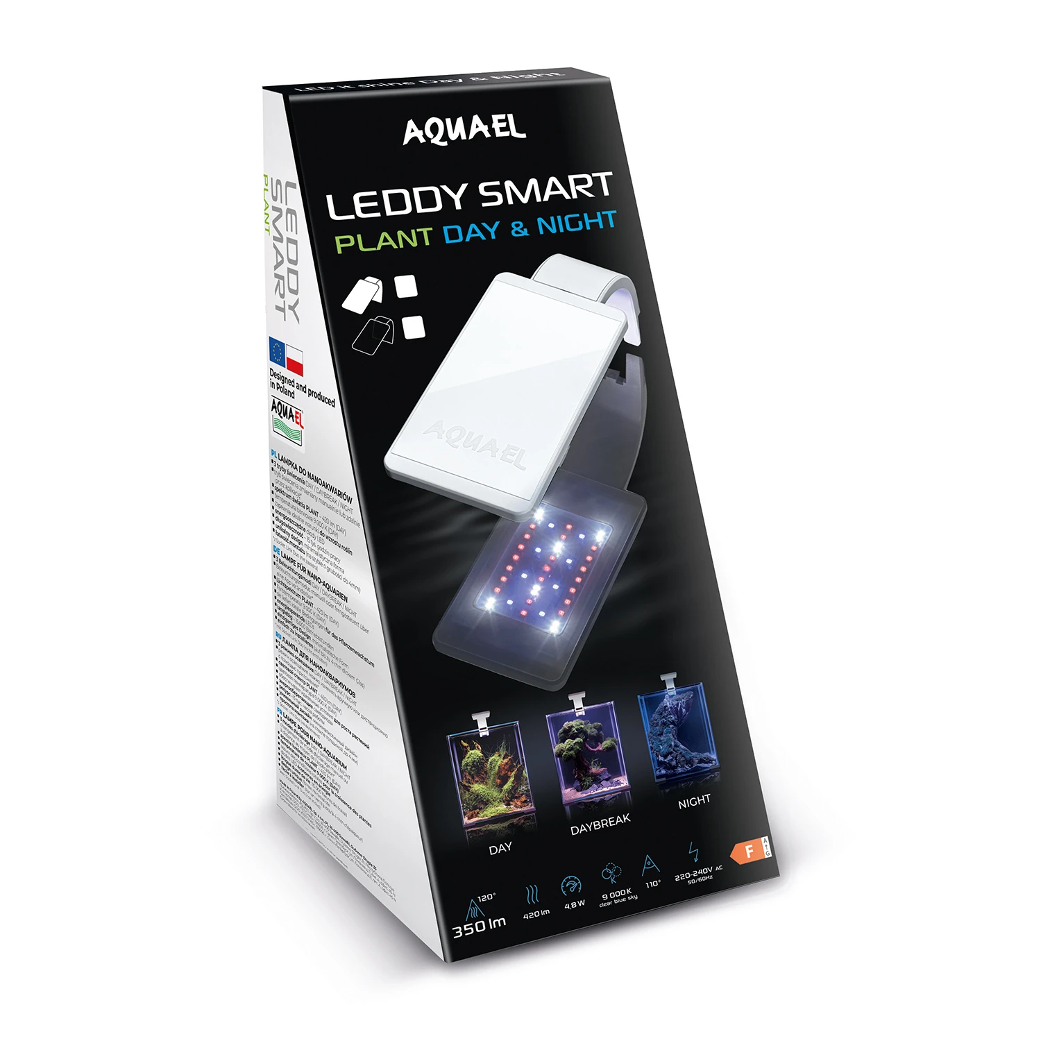AQUAEL Leddy Smart 2.0 Plants 6W Noir Lampe Leds Auto-réparantes Spéciale Plantes 8000°K Pour Nano-aquarium 1 AQUAEL Leddy Smart 2.0 Plants 6W Noir Lampe Leds Auto-réparantes Spéciale Plantes 8000°K Pour Nano-aquarium