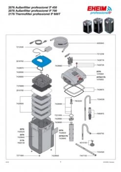 EHEIM 2178 Professionel 5e 600T Filtre Externe électronique Avec WiFi Et Chauffage Intégré Pour Aquarium Jusqu'à 600L -Aquarium Équipement 200210090203 600x600 1