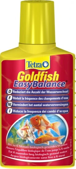 TETRA GoldFish Easy Balance 100 Ml Traitement Réduisant La Fréquence Des Changements D'eau De L'aquarium Pour D'eau Froide