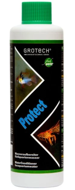 GROTECH Protect 250 Ml Conditionneur D'eau Universel Pour Aquarium D'eau Douce