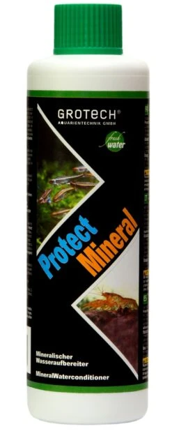 GROTECH Protect Mineral 250 Ml Conditionneur D'eau Pour Aquarium D'eau Douce Dure