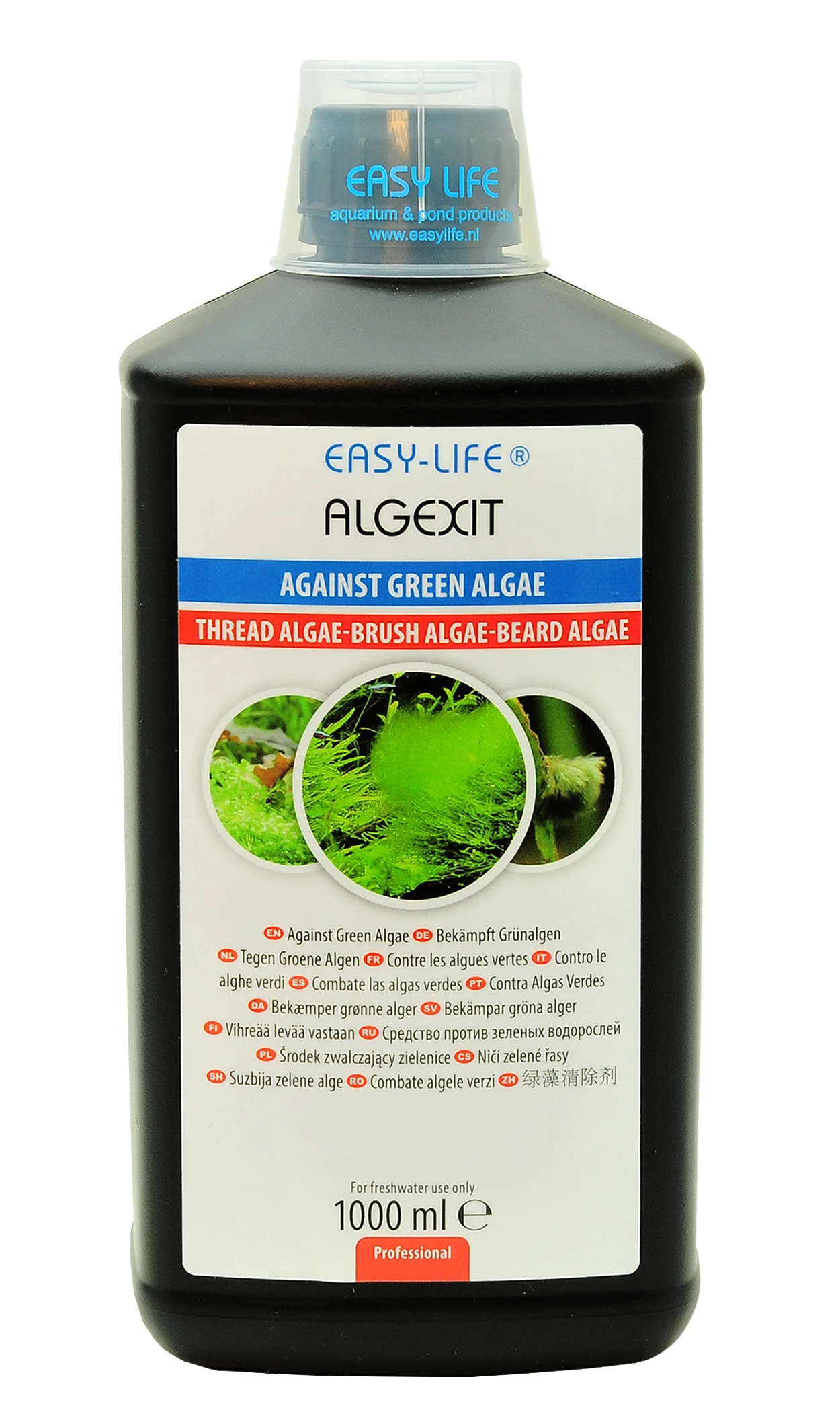 EASY LIFE EASY-LIFE AlgExit 1L élimine Tous Types D'algues Vertes Dans Les Aquariums. Traite Jusqu'à 10000 Litres. 1 EASY LIFE EASY-LIFE AlgExit 1L élimine Tous Types D'algues Vertes Dans Les Aquariums. Traite Jusqu'à 10000 Litres.
