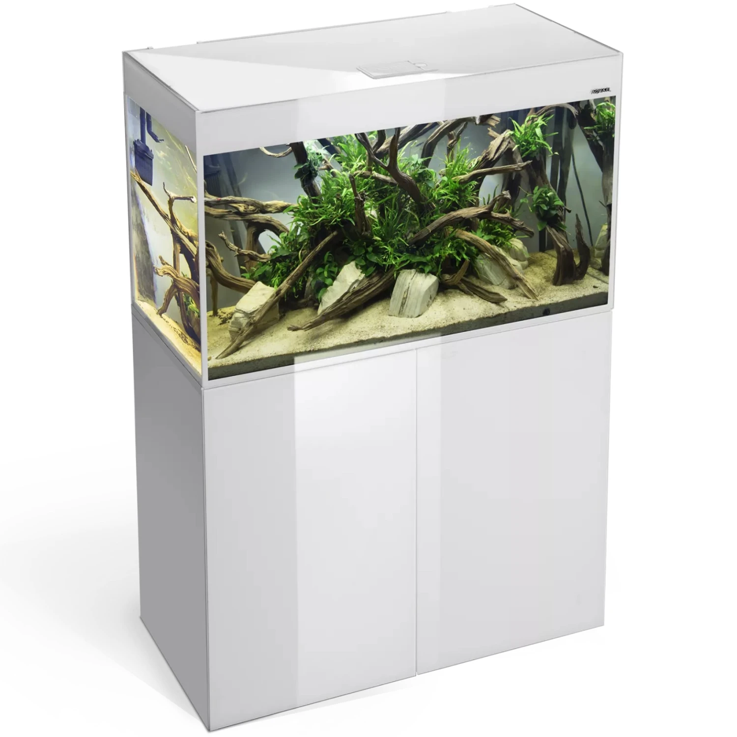 AQUAEL Glossy 100 LED 2.0 Blanc Laqué Aquarium 100 Cm, Volume 215 L Et éclairage Leds 1 AQUAEL Glossy 100 LED 2.0 Blanc Laqué Aquarium 100 Cm, Volume 215 L Et éclairage Leds