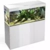 AQUAEL Glossy 150 LED 2.0 Blanc Laqué Aquarium 150 Cm, Volume 405 L Et éclairage Leds