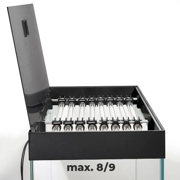 AQUAEL Opti Set 200 Noir Aquarium 101 Cm Et 200 L De Volume Avec Verre Optique Et éclairage Leds 9 AQUAEL Opti Set 200 Noir Aquarium 101 Cm Et 200 L De Volume Avec Verre Optique Et éclairage Leds – Image 9