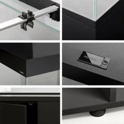 AQUAEL Opti Set 200 Noir Aquarium 101 Cm Et 200 L De Volume Avec Verre Optique Et éclairage Leds 16 AQUAEL Opti Set 200 Noir Aquarium 101 Cm Et 200 L De Volume Avec Verre Optique Et éclairage Leds -Aquarium Équipement aquael opti set 125 noir aquarium 81 cm et 125 l de volume avec verre optique et eclairage leds 5 1