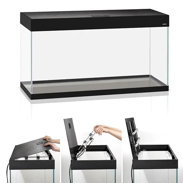 AQUAEL Opti Set 200 Noir Aquarium 101 Cm Et 200 L De Volume Avec Verre Optique Et éclairage Leds 6 AQUAEL Opti Set 200 Noir Aquarium 101 Cm Et 200 L De Volume Avec Verre Optique Et éclairage Leds – Image 6