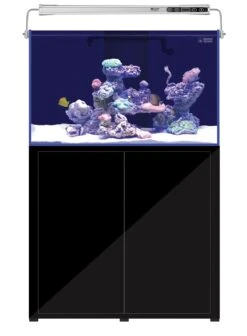 AQUARIUM SYSTEMS L'Aquarium 370 Noir Version 2.0 Combinaison Aquarium 242 L Et Meuble