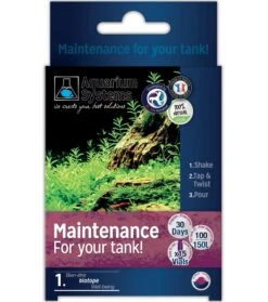 AQUARIUM SYSTEMS Maintenance Eau Douce Programme Unidoses De Maintien En Bactéries Sur 30 Jours