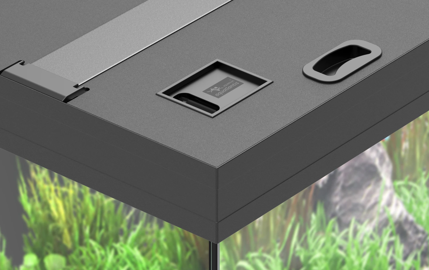 AQUATLANTIS Aqua Tower 163 LED Noir Aquarium équipé 164 L Avec Meuble Une Porte - Dimension : 49,9 X 50,1 X 65,4 Cm 3 AQUATLANTIS Aqua Tower 163 LED Noir Aquarium équipé 164 L Avec Meuble Une Porte - Dimension : 49,9 X 50,1 X 65,4 Cm – Image 3