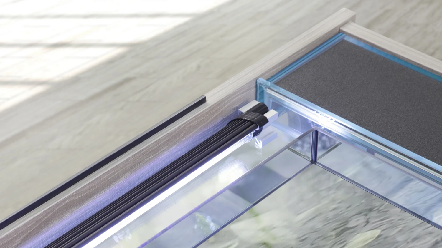 AQUATLANTIS AquaTable Noir 100 X 63 Cm Aquarium 177 L Type Table Basse Tout équipé 5 AQUATLANTIS AquaTable Noir 100 X 63 Cm Aquarium 177 L Type Table Basse Tout équipé – Image 5