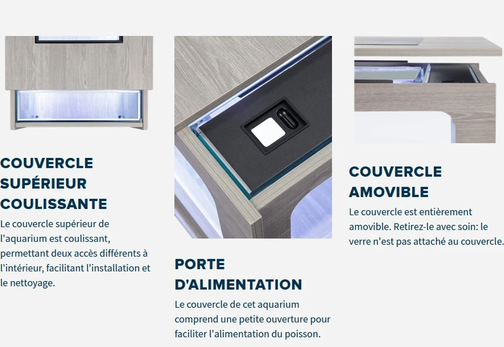 AQUATLANTIS AquaTable Noir 100 X 63 Cm Aquarium 177 L Type Table Basse Tout équipé 9 AQUATLANTIS AquaTable Noir 100 X 63 Cm Aquarium 177 L Type Table Basse Tout équipé – Image 9