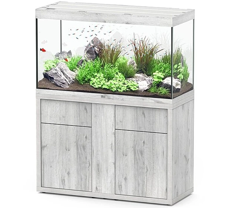 AQUATLANTIS Combinaison Sublime Pro LED 2.0 120 X 50 X 70 Cm Chêne Blanc Aquarium 400 L Avec Meuble 1 AQUATLANTIS Combinaison Sublime Pro LED 2.0 120 X 50 X 70 Cm Chêne Blanc Aquarium 400 L Avec Meuble
