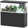AQUATLANTIS Combinaison Volga 450 Noir Aquarium équipé 580 L Avec Meuble Inclus