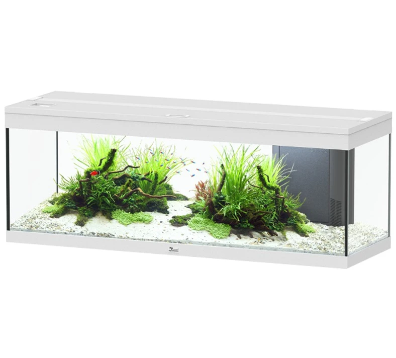 AQUATLANTIS Prestige 120 LED Blanc Aquarium équipé 217 L - Dimensions : 120 X 40 X 45 Cm 1 AQUATLANTIS Prestige 120 LED Blanc Aquarium équipé 217 L - Dimensions : 120 X 40 X 45 Cm