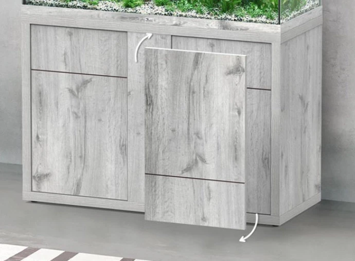 AQUATLANTIS Combinaison Sublime Pro LED 2.0 150 X 60 X 75 Cm Gris Anthracite Brillant Aquarium 648 L Avec Meuble 3 AQUATLANTIS Combinaison Sublime Pro LED 2.0 150 X 60 X 75 Cm Gris Anthracite Brillant Aquarium 648 L Avec Meuble – Image 3