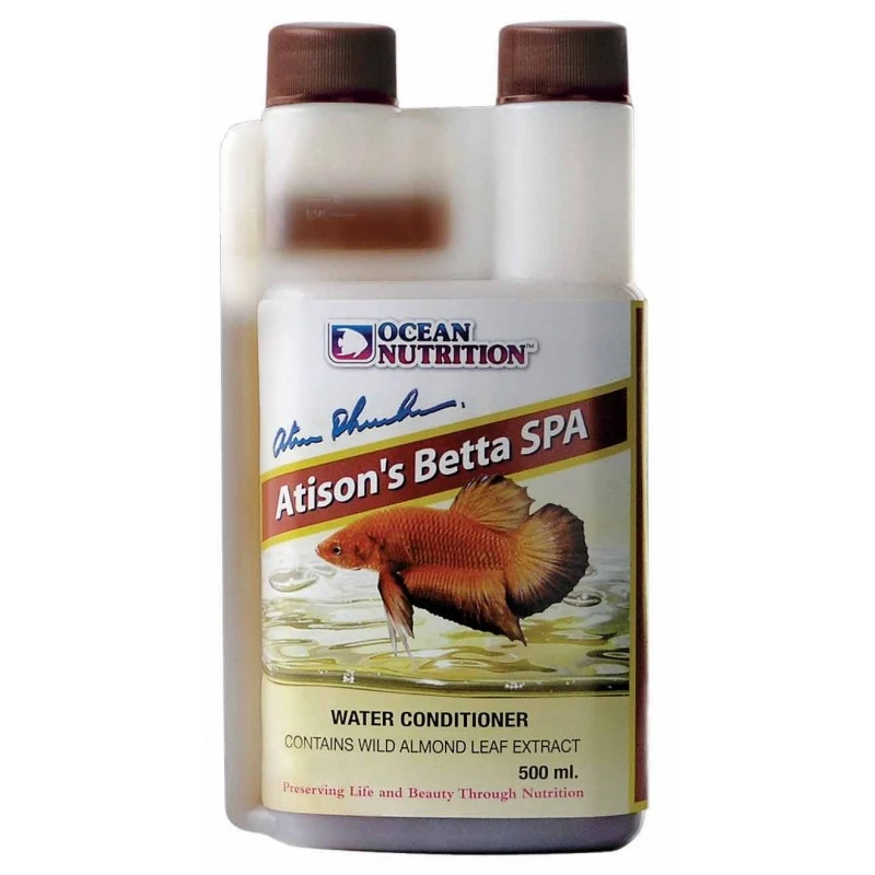 OCEAN NUTRITION Atison's Betta Spa 500 Ml Conditionneur D'eau Spécial Combattants 1 OCEAN NUTRITION Atison's Betta Spa 500 Ml Conditionneur D'eau Spécial Combattants