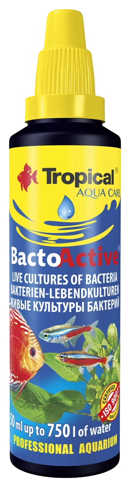TROPICAL Bacto-Active 250 Ml Bactéries Dénitrifiantes Pour Le Démarrage Des Aquariums D'eau Douce Et D'eau De Mer 1 TROPICAL Bacto-Active 250 Ml Bactéries Dénitrifiantes Pour Le Démarrage Des Aquariums D'eau Douce Et D'eau De Mer