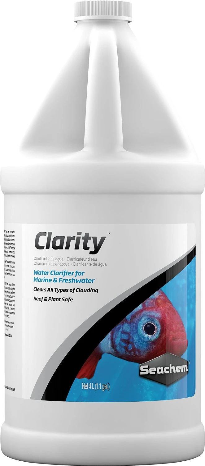SEACHEM Clarity 4 L Clarificateur De Qualité Pour Une Eau D'aquarium Cristaline. 1 SEACHEM Clarity 4 L Clarificateur De Qualité Pour Une Eau D'aquarium Cristaline.