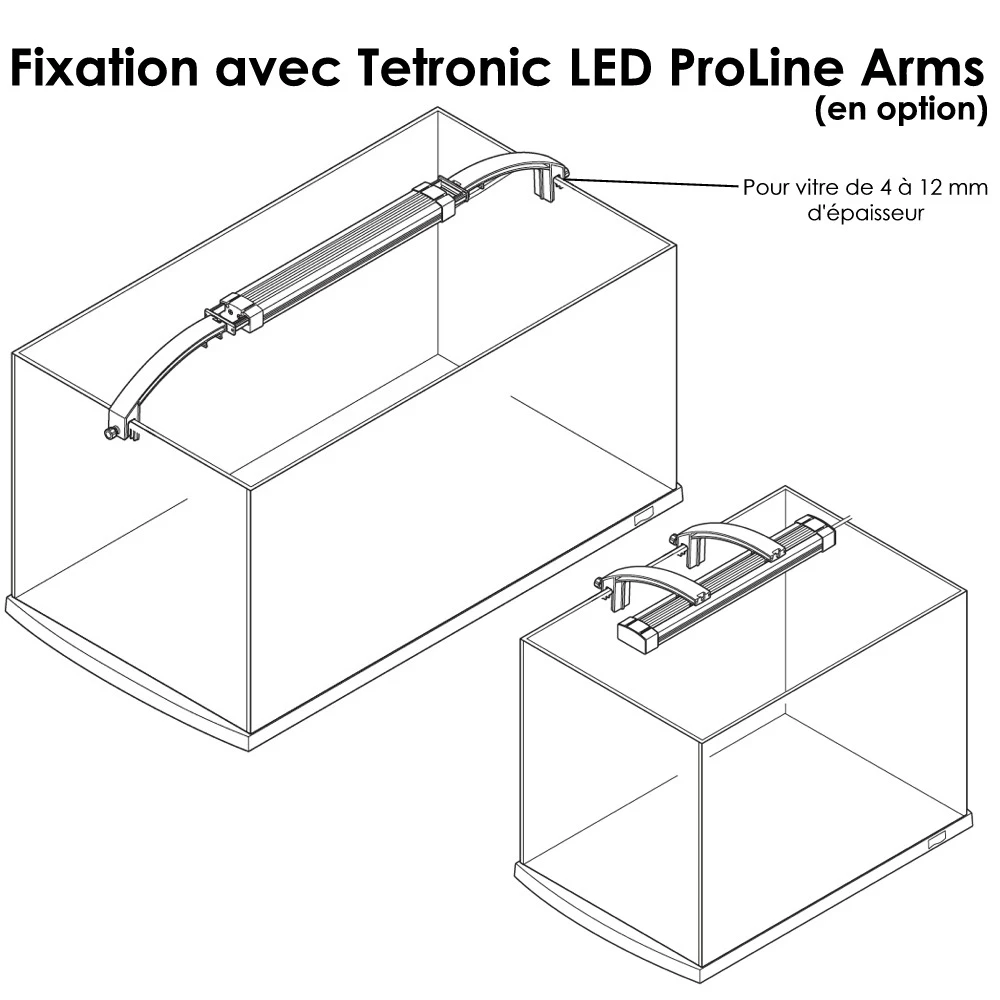 TETRA Tetronic LED Proline 380 Rampe D'éclairage LEDs 6000°K Pour Aquarium D'eau Douce Et Terrarium De 40 à 60 Cm 8 TETRA Tetronic LED Proline 380 Rampe D'éclairage LEDs 6000°K Pour Aquarium D'eau Douce Et Terrarium De 40 à 60 Cm – Image 8