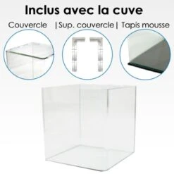 Cuve Nue AMTRA NanoTank 60 L Dimensions 38 X 38 X 43 Cm En Verre 5 Mm 7 Cuve Nue AMTRA NanoTank 60 L Dimensions 38 X 38 X 43 Cm En Verre 5 Mm -Aquarium Équipement cuve nue amtra nanotank accessoires inclus 1