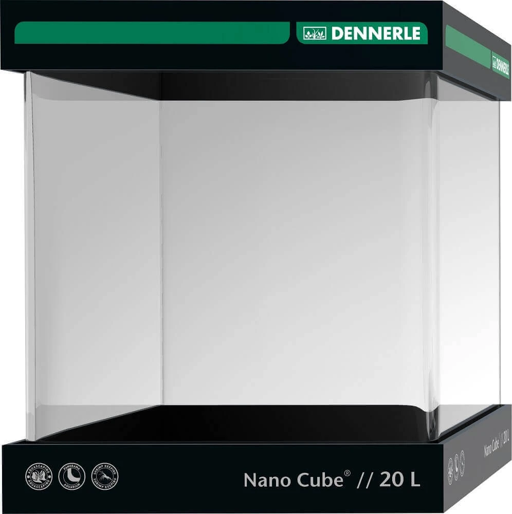 DENNERLE Nano Cube 20 L Cuve Nano-aquarium Nue Dimensions 25 X 25 X 30 Cm 1 DENNERLE Nano Cube 20 L Cuve Nano-aquarium Nue Dimensions 25 X 25 X 30 Cm