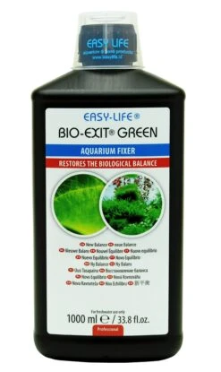 EASY LIFE EASY-LIFE Bio-Exit Green 1000 Ml Traitement De Rééquilibrage Biologique Pour Aquarium D'eau Douce