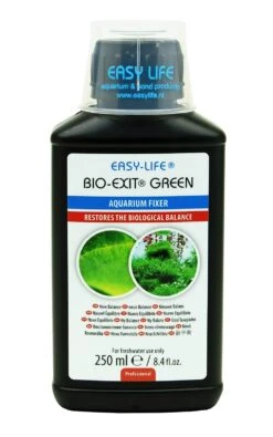 EASY LIFE EASY-LIFE Bio-Exit Green 250 Ml Traitement De Rééquilibrage Biologique Pour Aquarium D'eau Douce