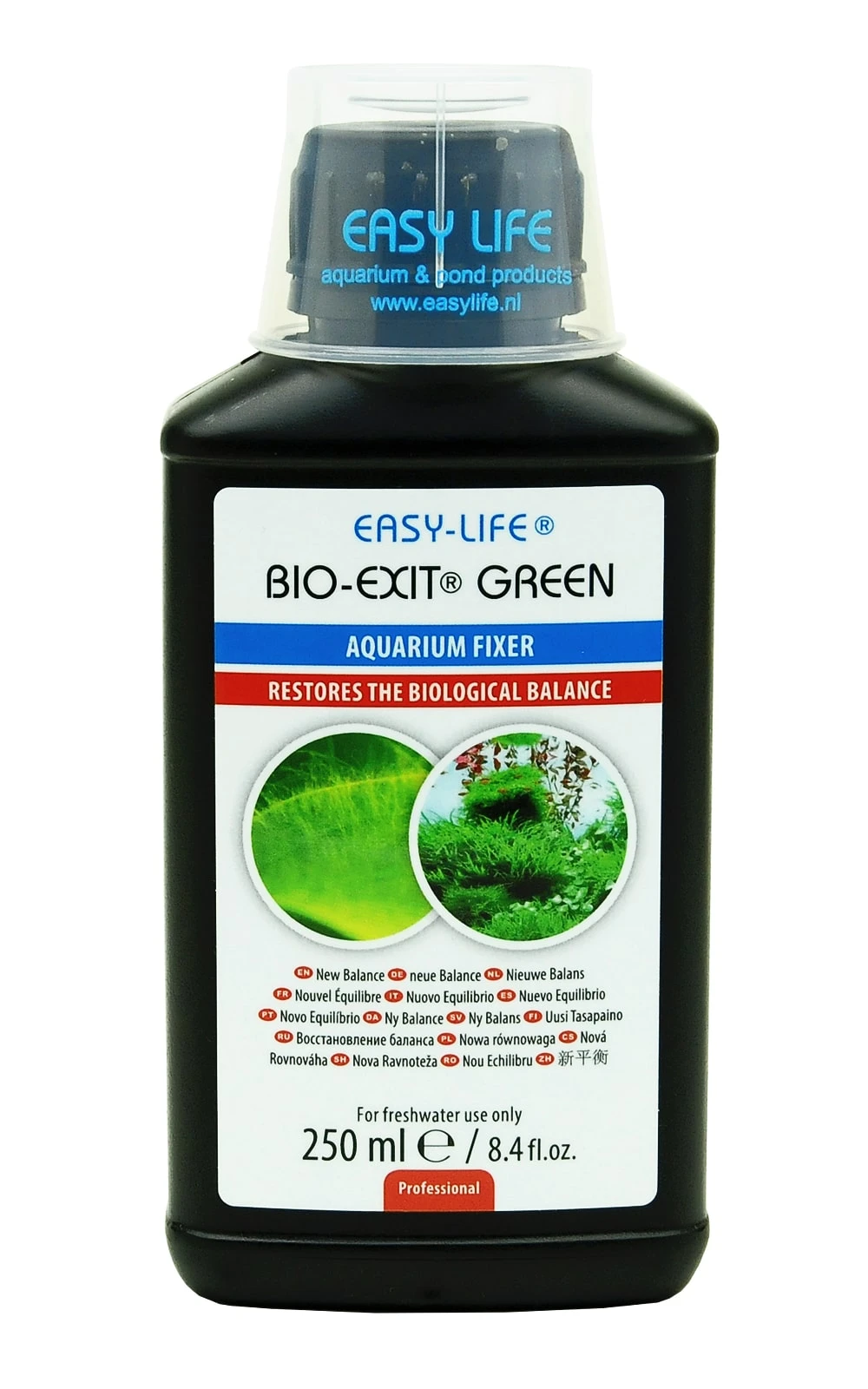 EASY LIFE EASY-LIFE Bio-Exit Green 250 Ml Traitement De Rééquilibrage Biologique Pour Aquarium D'eau Douce 1 EASY LIFE EASY-LIFE Bio-Exit Green 250 Ml Traitement De Rééquilibrage Biologique Pour Aquarium D'eau Douce