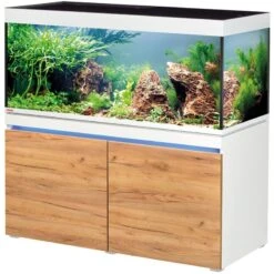 EHEIM Incpiria 430 LED Alpin / Nature Kit Aquarium 130 Cm 430 L Avec Meuble Et éclairage LEDs