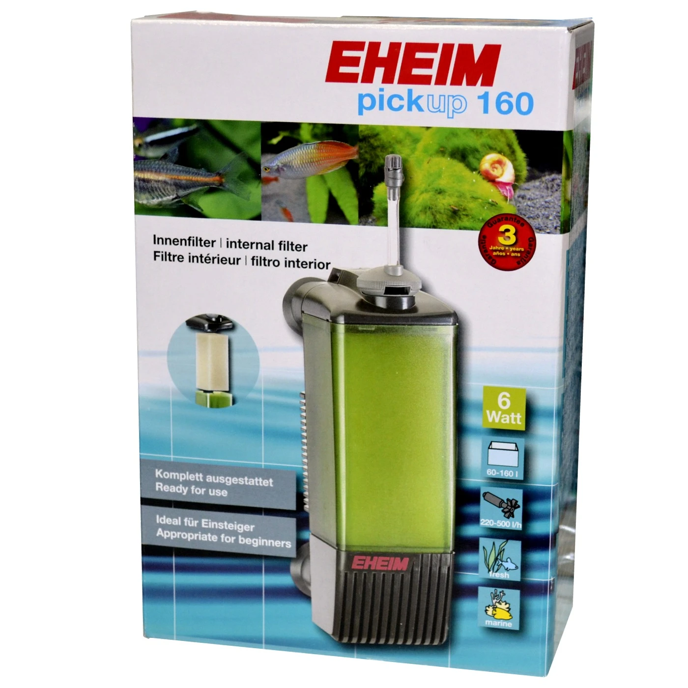 EHEIM PickUp 160 Filtre Interne Pour Aquarium De 60 à 160 L 2 EHEIM PickUp 160 Filtre Interne Pour Aquarium De 60 à 160 L – Image 2