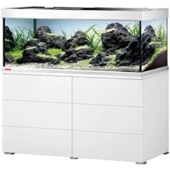 EHEIM Proxima 325 L ClassicLED Blanc Brillant Aquarium 130 Cm Avec Meuble Et éclairage LEDs 2 X 16,5W