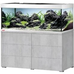 EHEIM Proxima 325 L ClassicLED Gris Urban Aquarium 130 Cm Avec Meuble Et éclairage LEDs 2 X 16,5W