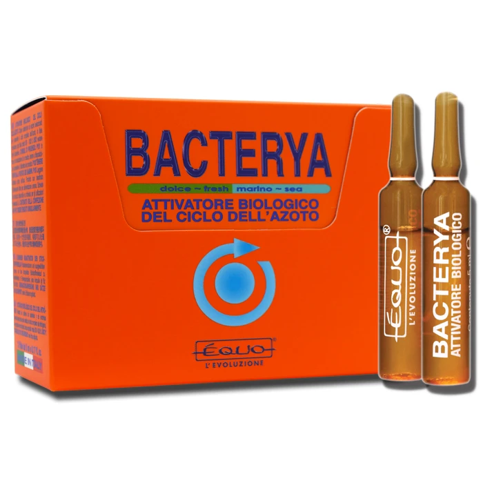 EQUO Bacterya 12 Ampoules Accélère Le Cycle De L'azote En Aquarium D'eau Douce Et D'eau De Mer 1 EQUO Bacterya 12 Ampoules Accélère Le Cycle De L'azote En Aquarium D'eau Douce Et D'eau De Mer