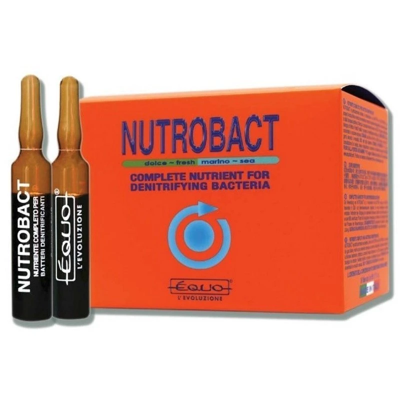 EQUO NutroBact 24 Ampoules Booster Complets Pour Bactéries Dénitrifiantes 1 EQUO NutroBact 24 Ampoules Booster Complets Pour Bactéries Dénitrifiantes