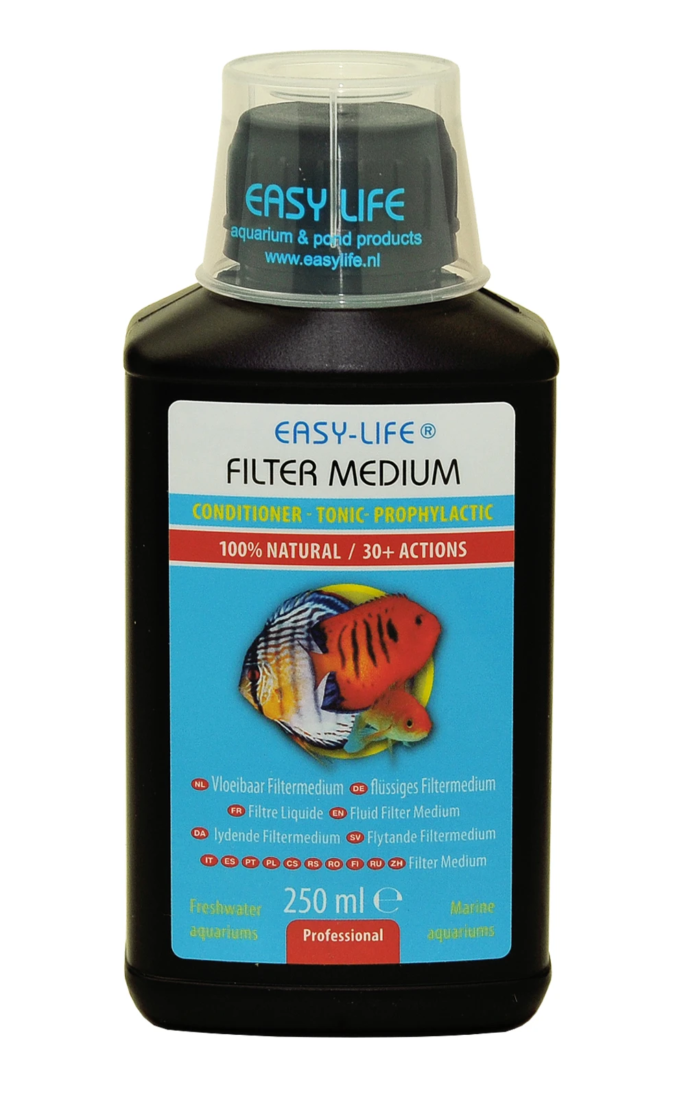 EASY LIFE EASY-LIFE Filtre Medium 250ml Conditionneur Naturel Multi-application Pour Aquariums Jusqu'à 750 Litres 1 EASY LIFE EASY-LIFE Filtre Medium 250ml Conditionneur Naturel Multi-application Pour Aquariums Jusqu'à 750 Litres