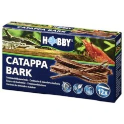 HOBBY Catappa Bark Lot De 12 écorces De Badamier Pour Aquarium