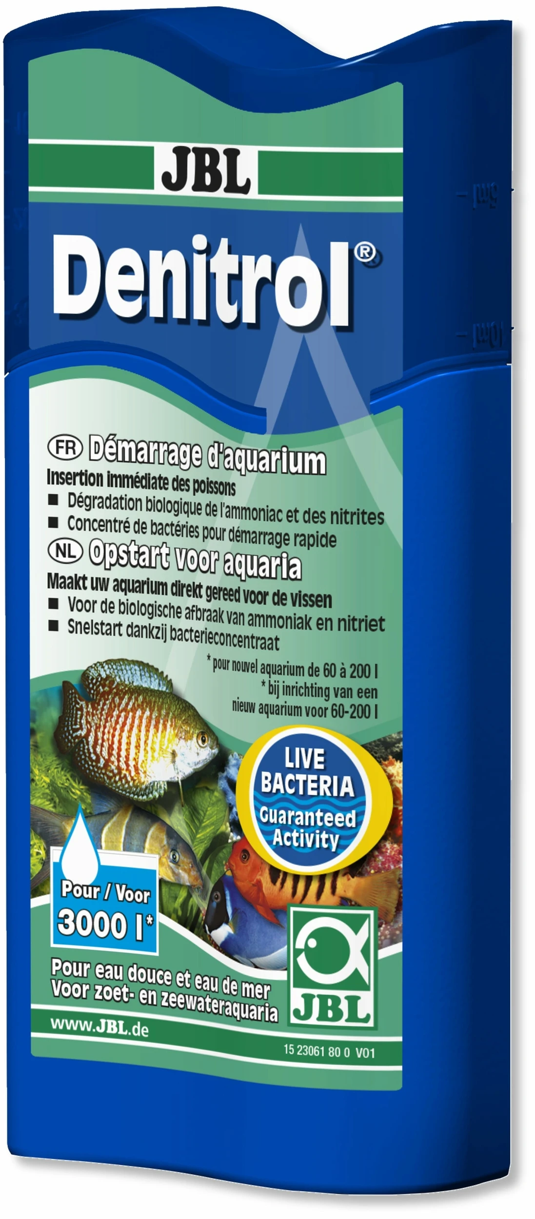 JBL Denitrol 100 Ml Bactéries Dénitrifiantes Pour Un Bon Démarrage De Votre Aquarium D'eau Douce 1 JBL Denitrol 100 Ml Bactéries Dénitrifiantes Pour Un Bon Démarrage De Votre Aquarium D'eau Douce