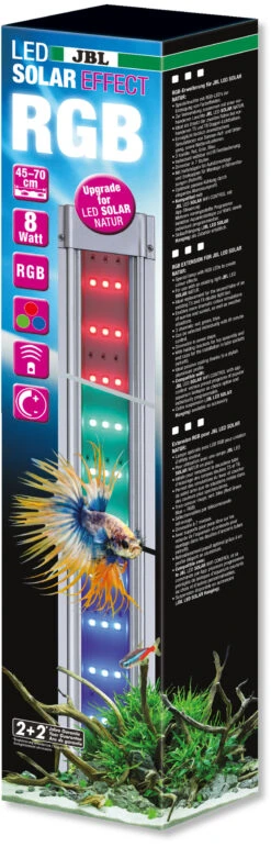 JBL LED Solar Effect 8W Rampe Complémentaire Aquarium Eau Douce De 45 à 70 Cm Ou Remplace Tube T5 Et T8