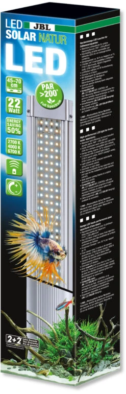 JBL LED Solar Natur 22W Rampe Aquarium Eau Douce De 45 à 70 Cm Ou Remplace Tube T5 Et T8