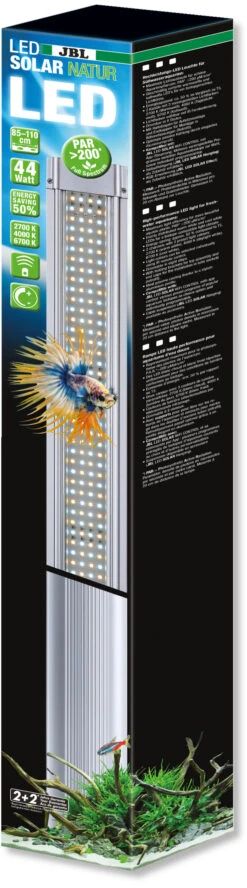 JBL LED Solar Natur 44W Rampe Aquarium Eau Douce De 85 à 110 Cm Ou Remplace Tube T5 Et T8