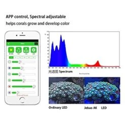 JECOD JEBAO AL-80 Spot LEDs 80W Avec Wifi Pour éclairage D'aquarium D'eau De Mer -Aquarium Équipement jecod jebao ak 2 2