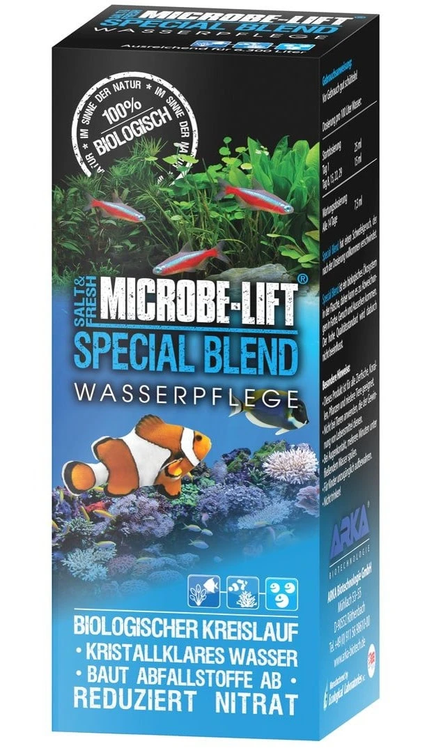 MICROBE-LIFT Special Blend 251 Ml Bactéries Pour Stabiliser Le Cycle Biologique En Aquarium D'eau Douce Et Marin 1 MICROBE-LIFT Special Blend 251 Ml Bactéries Pour Stabiliser Le Cycle Biologique En Aquarium D'eau Douce Et Marin
