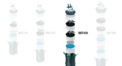 NEWA Kanist 450 Filtre Externe Complet 800 L/h Pour Aquarium Jusqu'à 450 L -Aquarium Équipement newa kanist 450