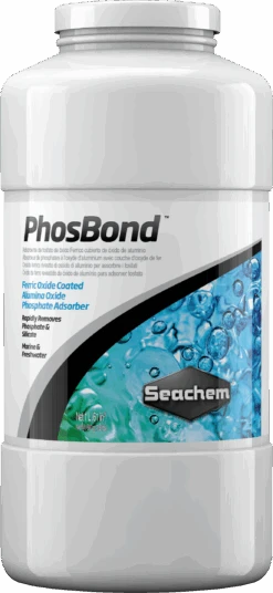 SEACHEM PhosBond 1 L élimine Les Phosphates Et Silicates En Aquarium D'eau Douce Et D'eau De Mer