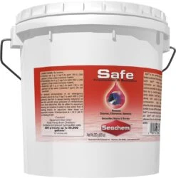 SEACHEM Safe 4Kg Conditionneur D'eau Complet En Poudre Pour Aquarium D'eau Douce Et D'eau De Mer