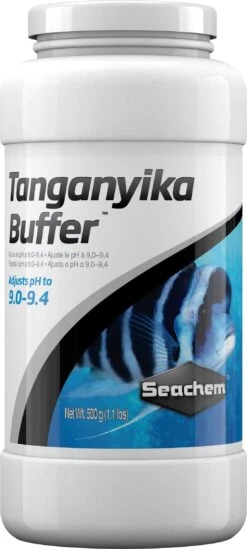 SEACHEM Tanganyika Buffer 500 Gr Stabilise Le PH Entre 9.0 Et 9.4 Dans Les Aquariums Avec Cichlidés Du Lac Tanganyika
