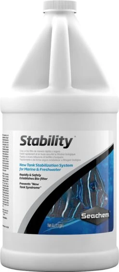 SEACHEM Stability 2 L Bactéries De Démarrage Et De Maintenance Pour Aquariums D'eau Douce Et D'eau De Mer