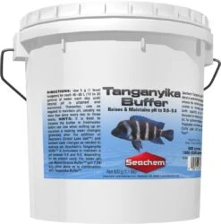 SEACHEM Tanganyika Buffer 4 Kg Stabilise Le PH Entre 9.0 Et 9.4 Dans Les Aquariums Avec Cichlidés Du Lac Tanganyika